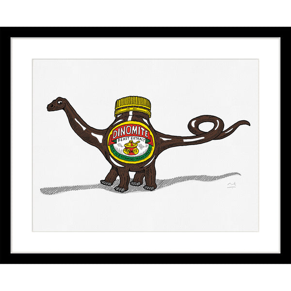 Limited Edition Art Print: Dinomite