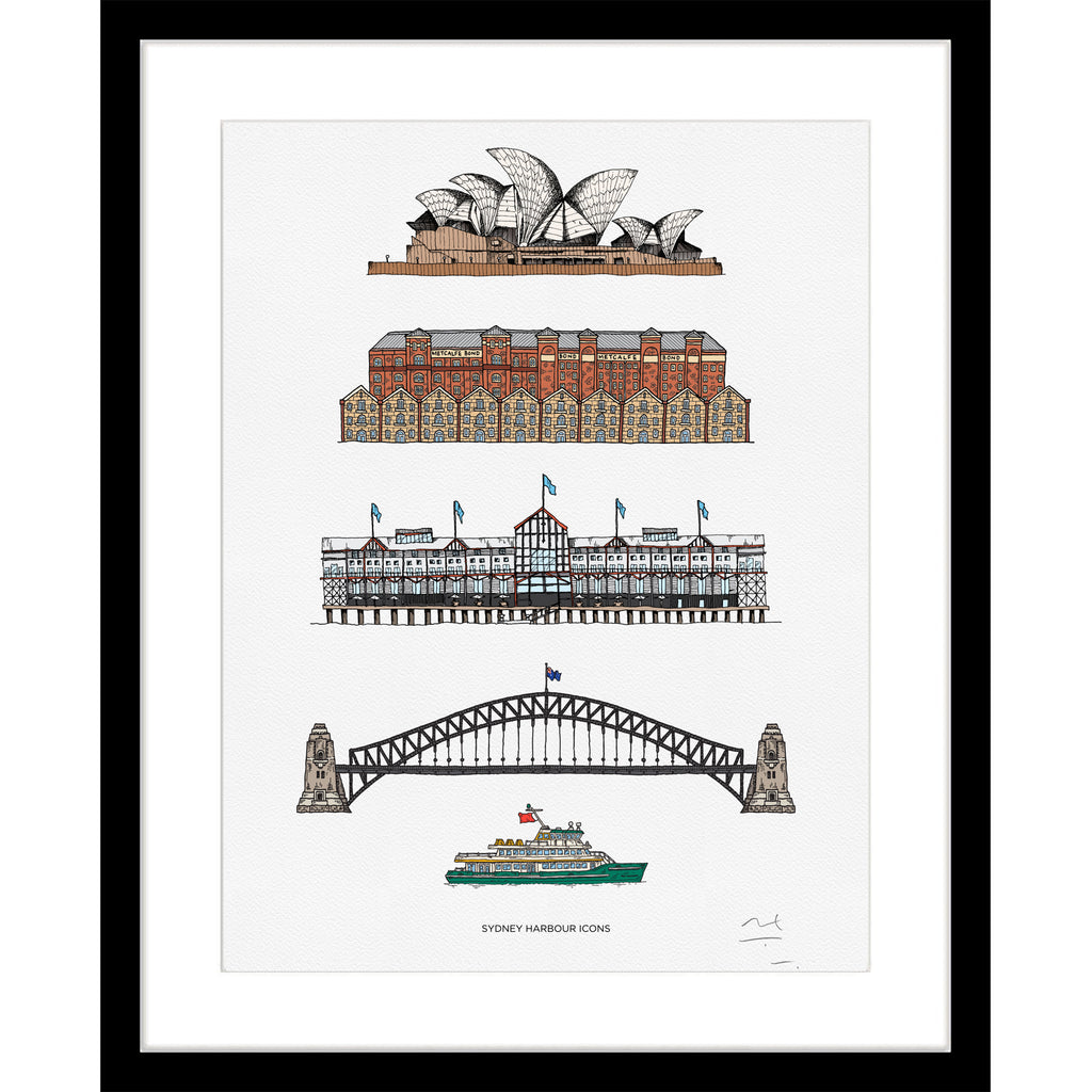 Limited Edition Print: Sydney Harbour Icons, Edition 2