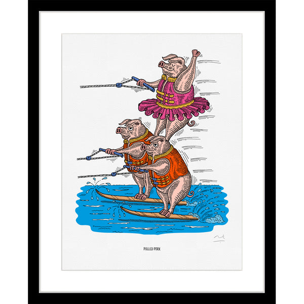 Limited Edition Art Print: Pulled Pork