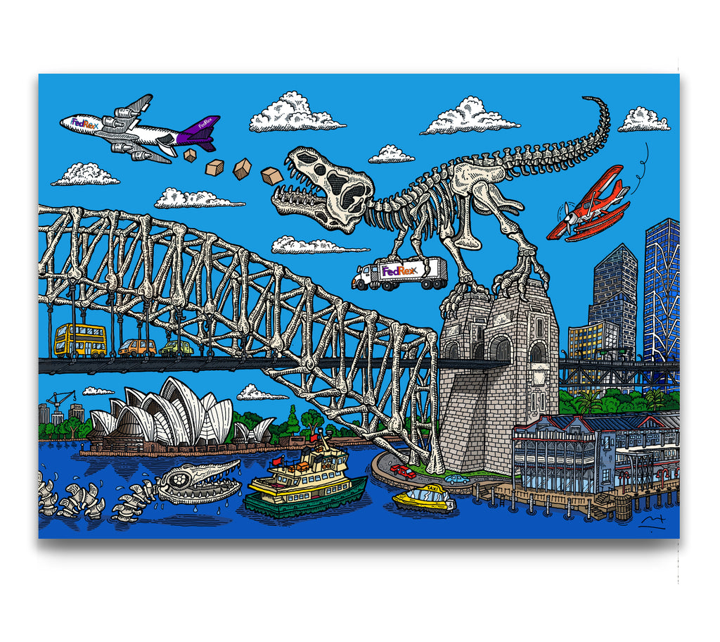 Large Canvas Prints: FedRex