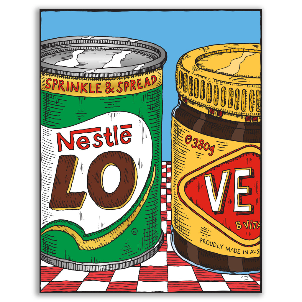 Large Canvas Print: LOVE