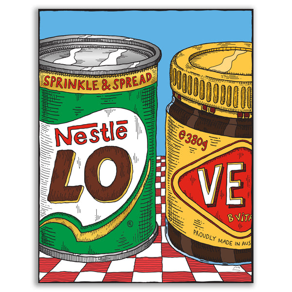 Large Canvas Print: LOVE