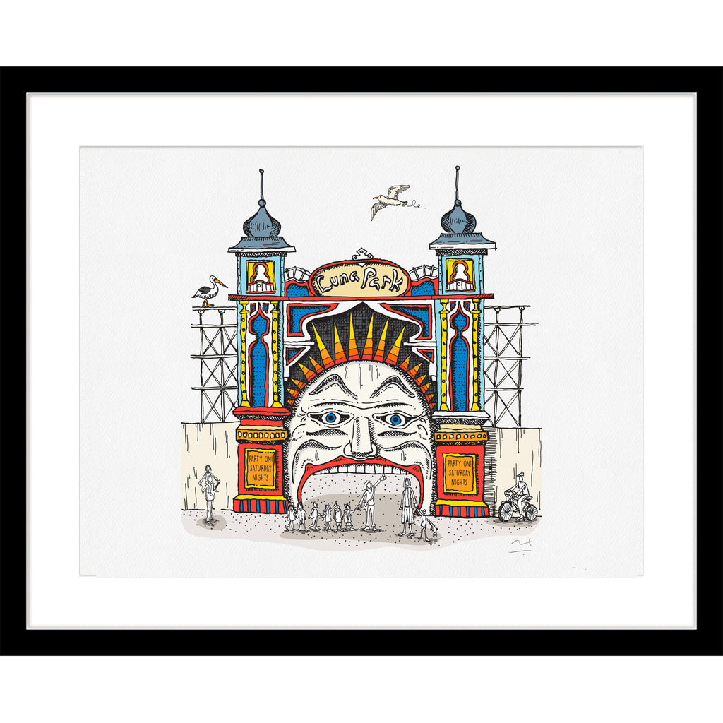 Limited Edition Art Print: Luna Park, Melbourne