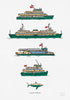 Limited Edition Print: New Sydney Ferries