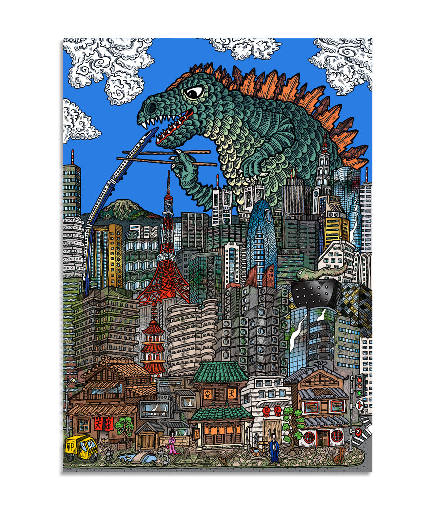 Large Canvas Print: Tokyo
