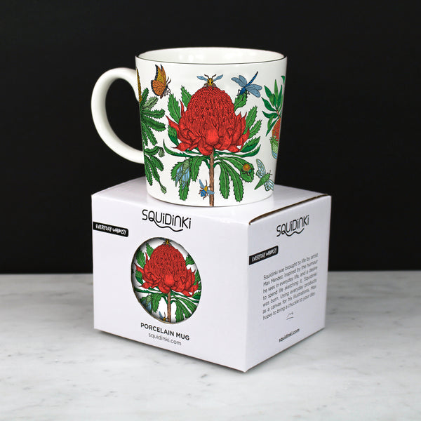 Porcelain Mug: Australian Botanical