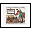 Limited Edition Art Print: I put my hare in a bun