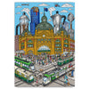 Large Canvas Print: Flinders St Station, Melbourne