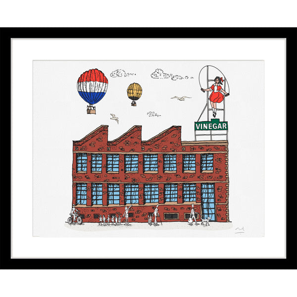 Limited Edition Art Print: Skipping Girl