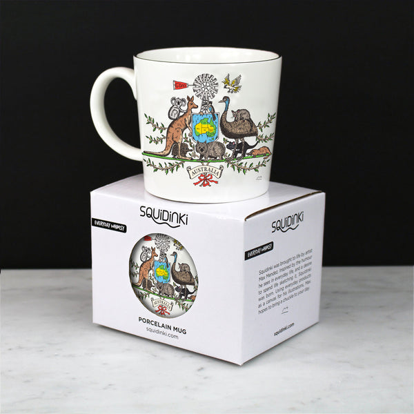 Porcelain Mug: Australian Icons