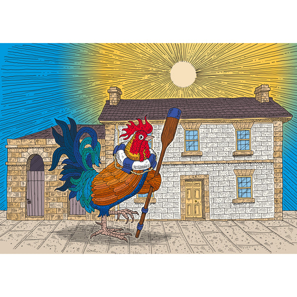 Large Canvas Prints: Cadmans Cottage