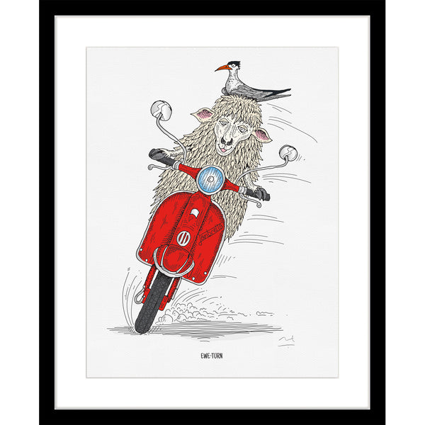 Limited Edition Art Print: Ewe-turn