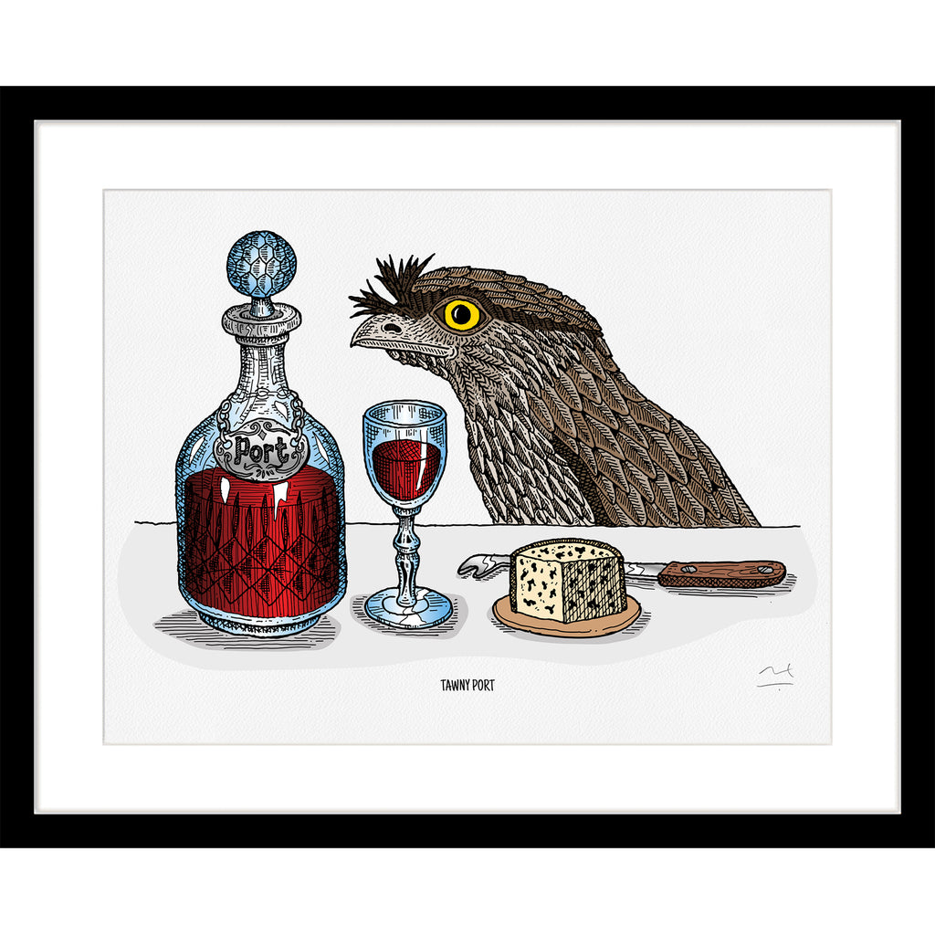 Limited Edition Art Print: Tawny Port