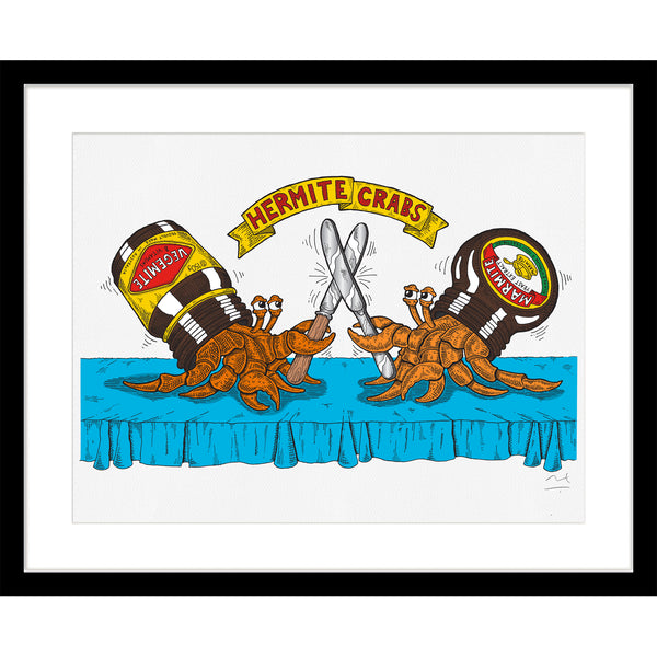 Limited Edition Art Print: Hermite Crabs