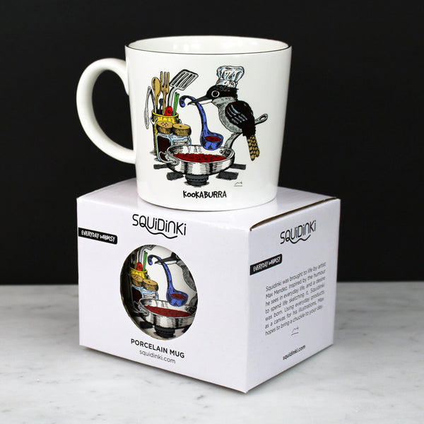 Porcelain Mug: Kookaburra/Cockatutu