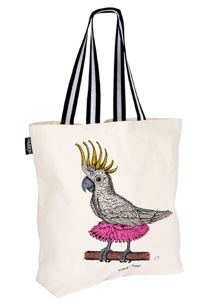 Cotton Tote Bag: Cockatutu