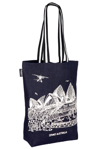 Denim Tote Bag: Sydney