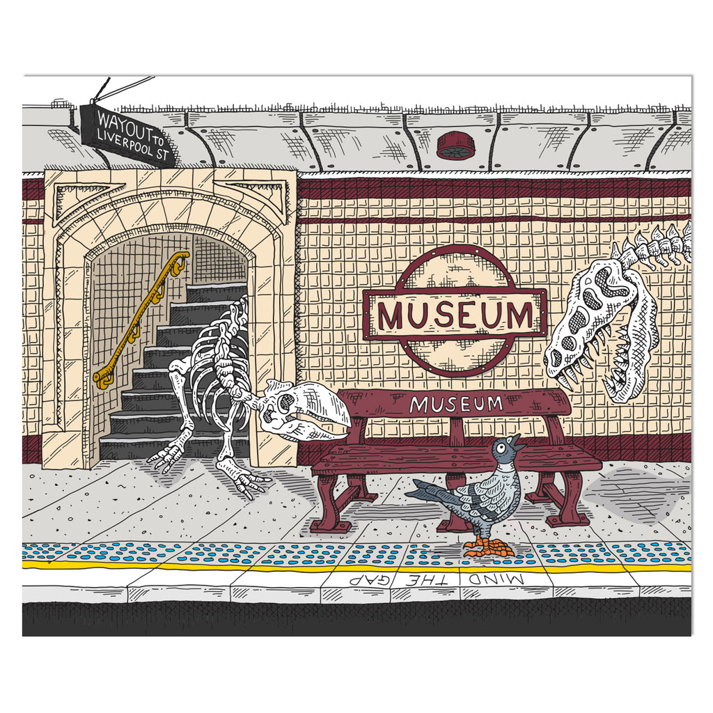 Large Canvas Prints: Museum Station