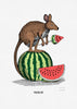Limited Edition Art Print: Pademelon