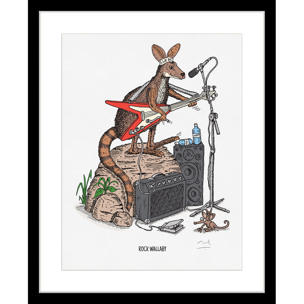 Fine Art Print: Rock Wallaby