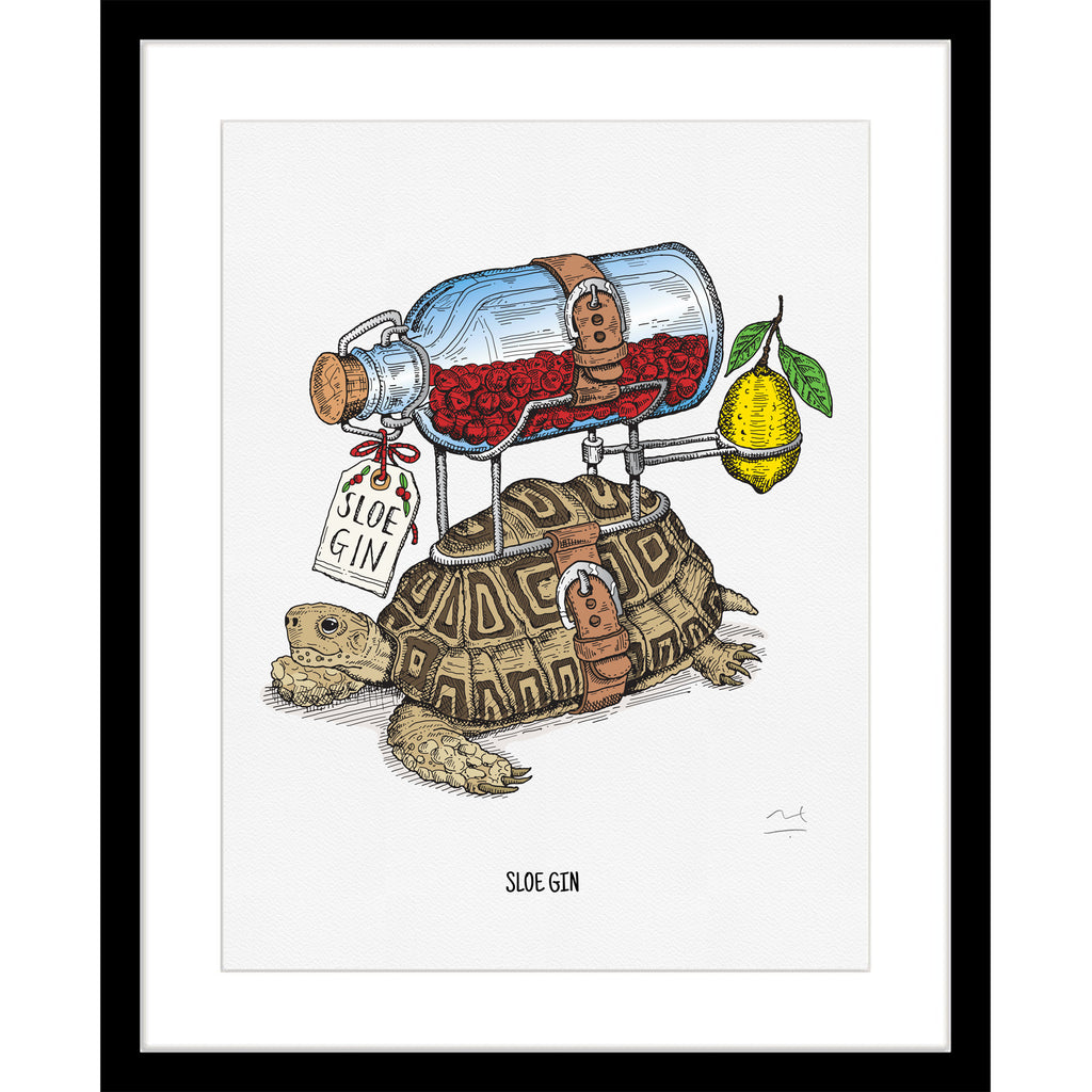Limited Edition Art Print: Sloe Gin