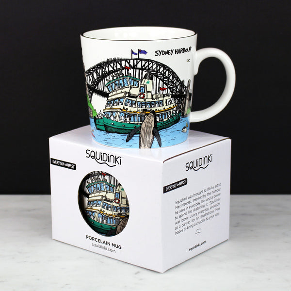 Porcelain Mug: Sydney Harbour