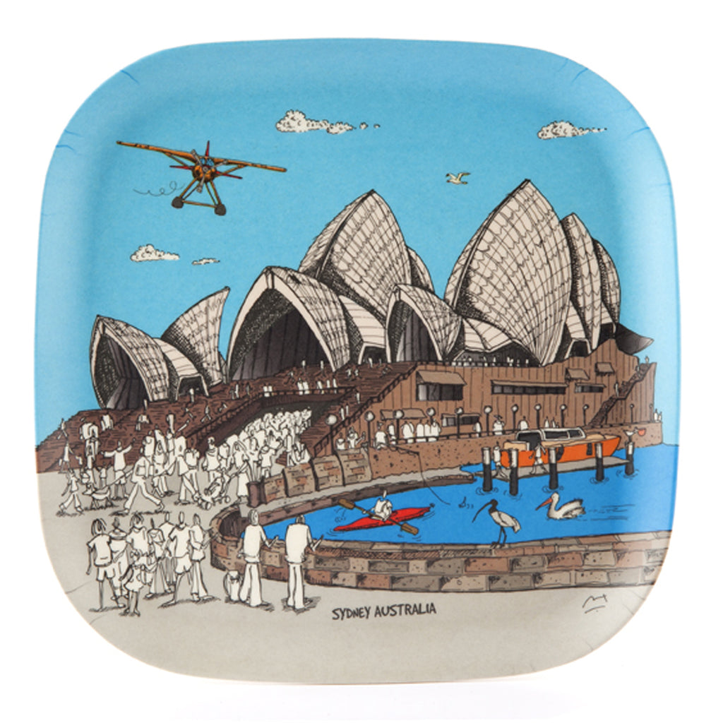 Eco-Bamboo fibre trays: Sydney Opera House