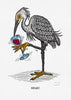 Limited Edition Art Print: Vin Egret