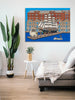 Large Canvas Prints: Wool Clipper