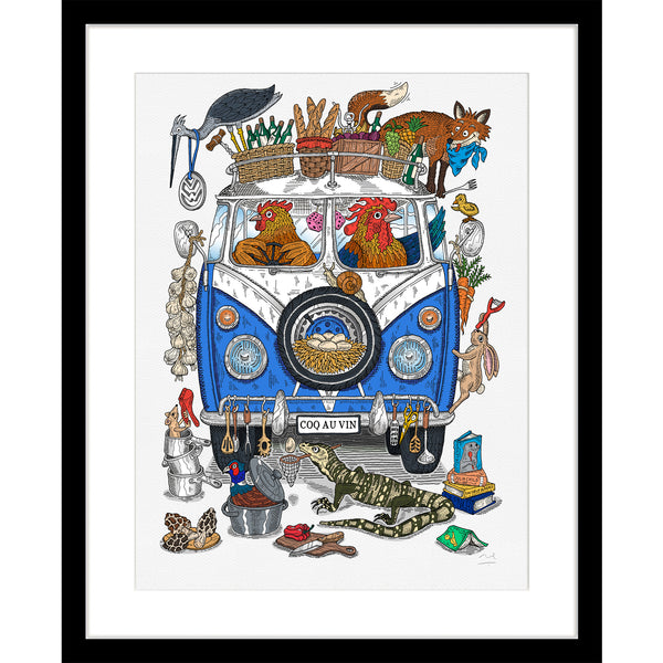 Limited Edition Art Print: Coq au Vin