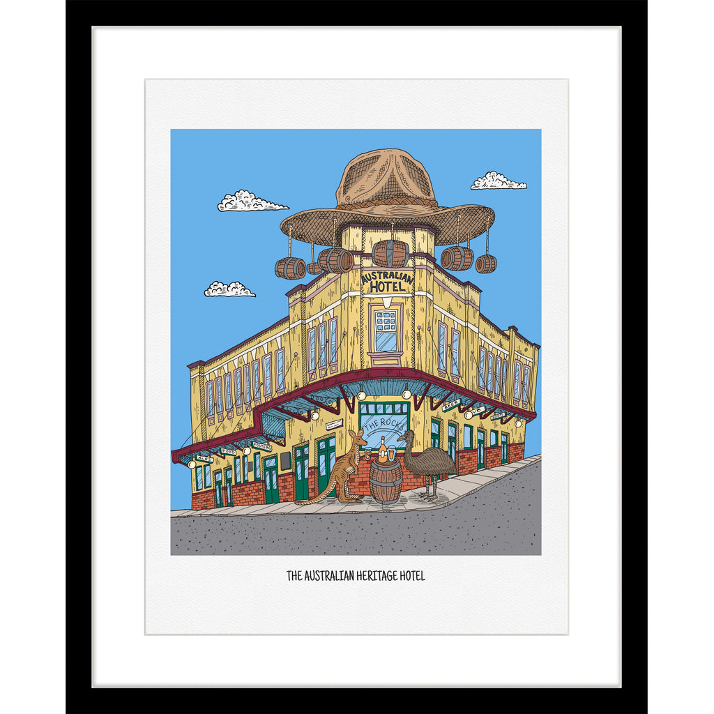 Limited Edition Print: The Australian Heritage Hotel, The Rocks