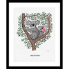 Fine Art Print: Koalas in a Gum Tree