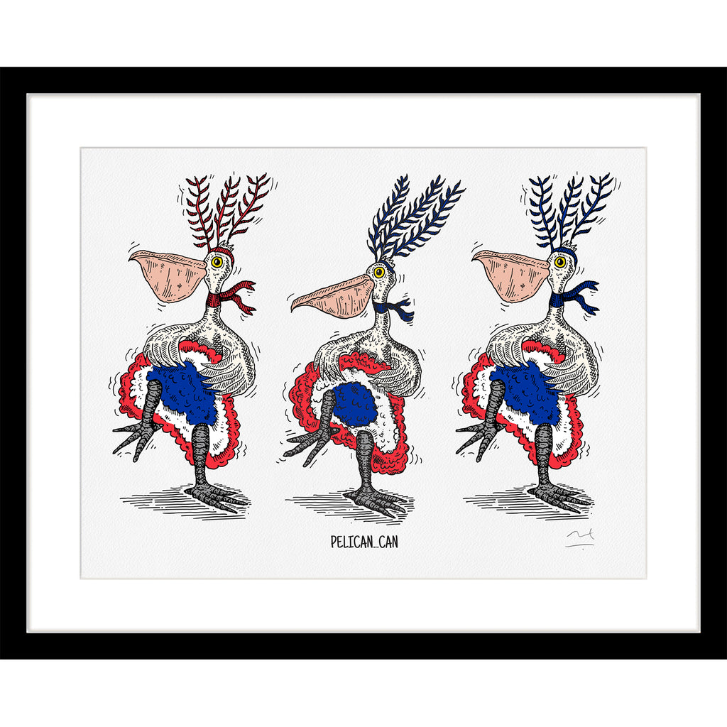 Limited Edition Art Print: Pelican...can