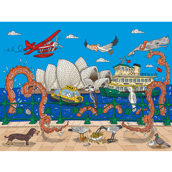 Large Canvas Prints: Squidney