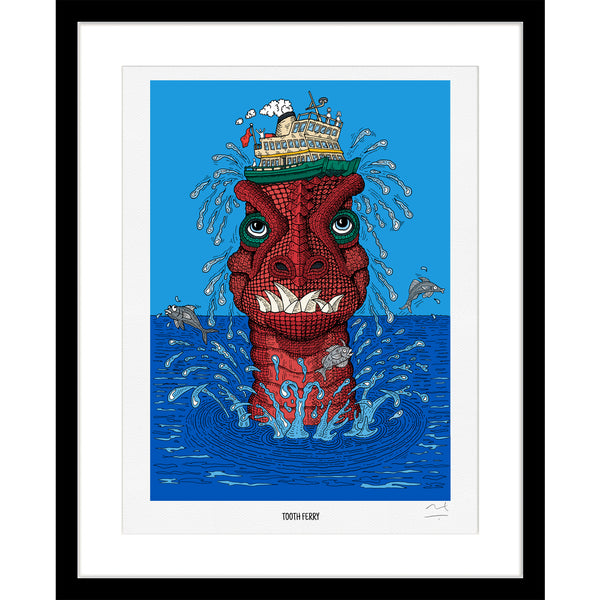 Limited Edition Art Print: Tooth Ferry