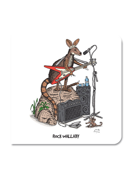 Greeting Card: Rock Wallaby