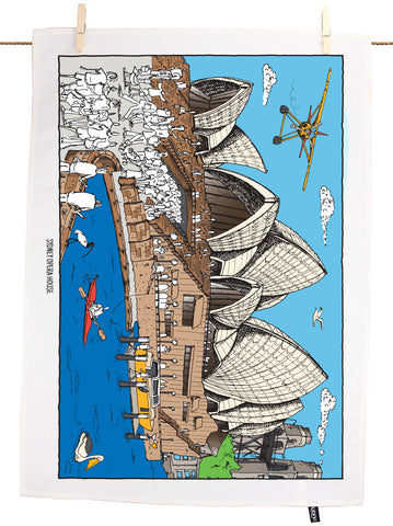 Sydney Opera House Tea Towel