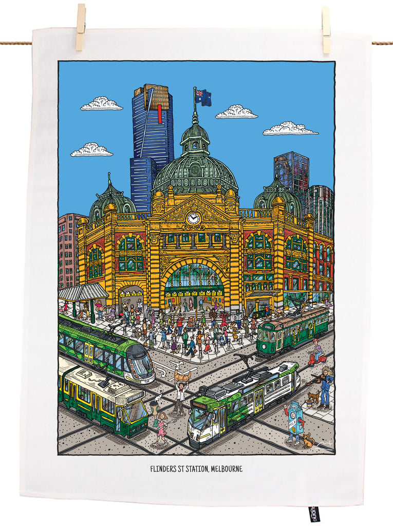 Melbourne Tea Towel