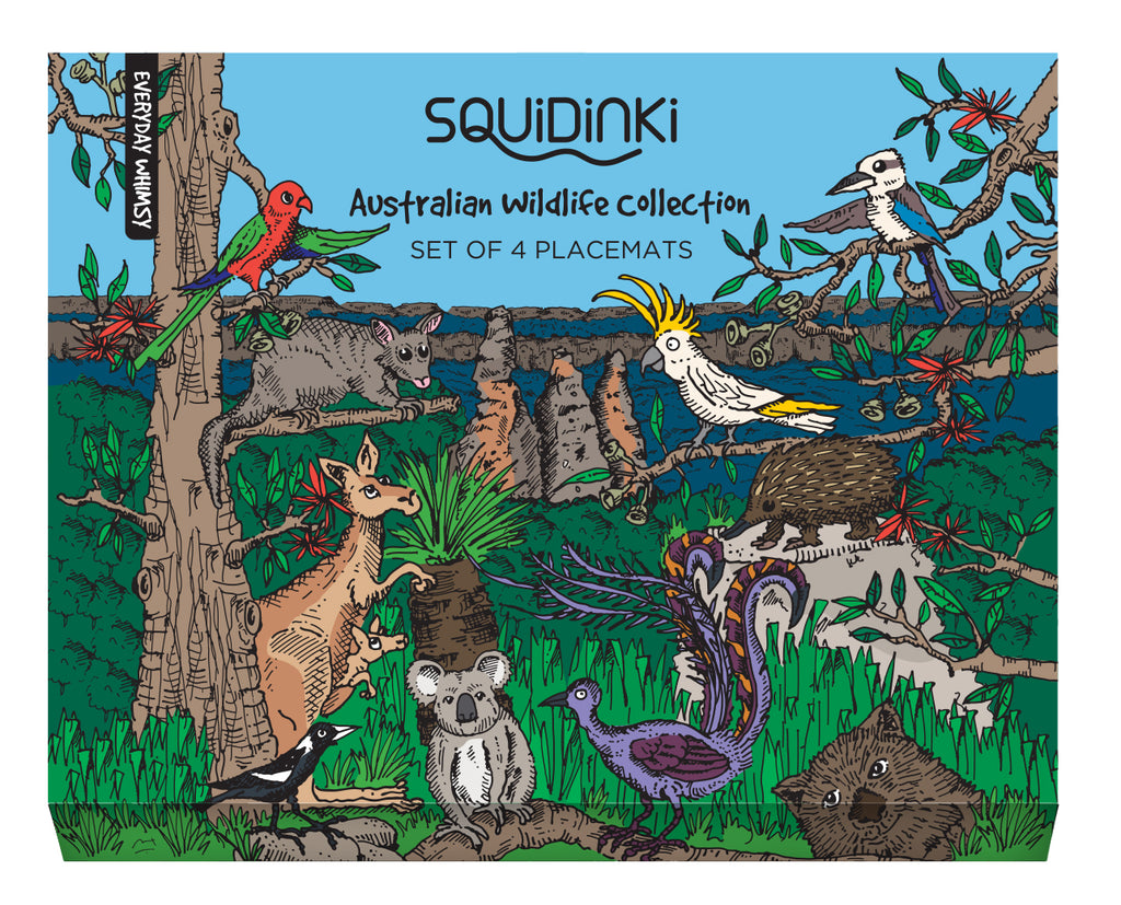 Placemat Set: Australian Wildlife Collection