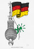 Art Print: Ampelmann, Berlin TV Tower