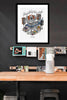 Limited Edition Art Print: Beat Drop Bear