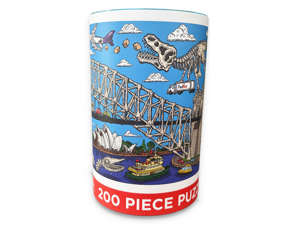 200 Piece Jigsaw Puzzle: FEDREX, SYDNEY: due in stock October