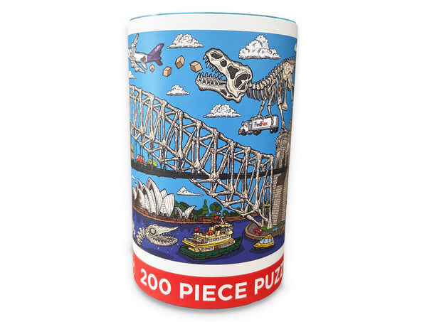 200 Piece Jigsaw Puzzle: FEDREX, SYDNEY: due in stock October