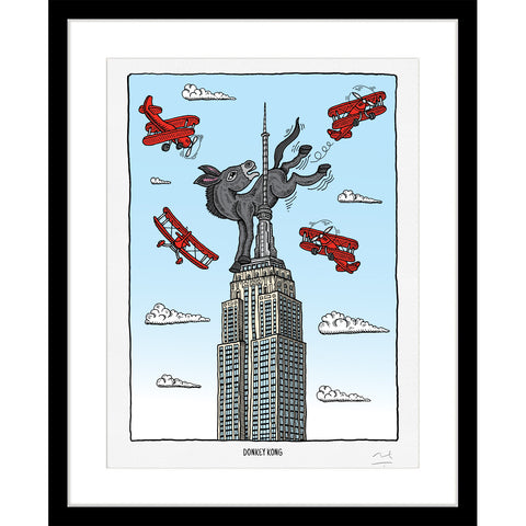 Limited Edition Art Print: Donkey Kong