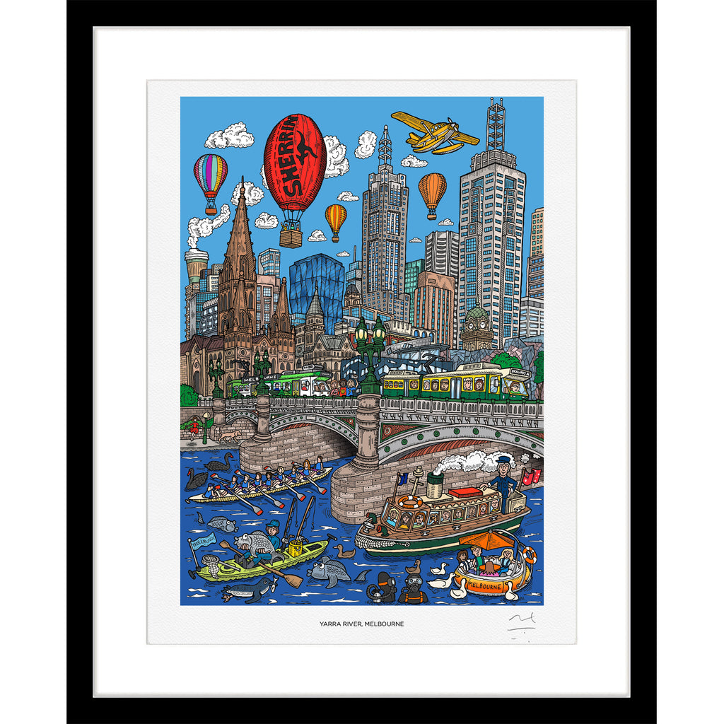 Limited Edition Print: Yarra River, Melbourne