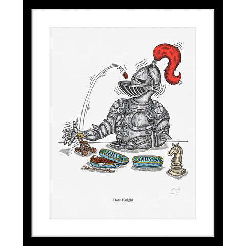 Limited Edition Art Print: Date Knight