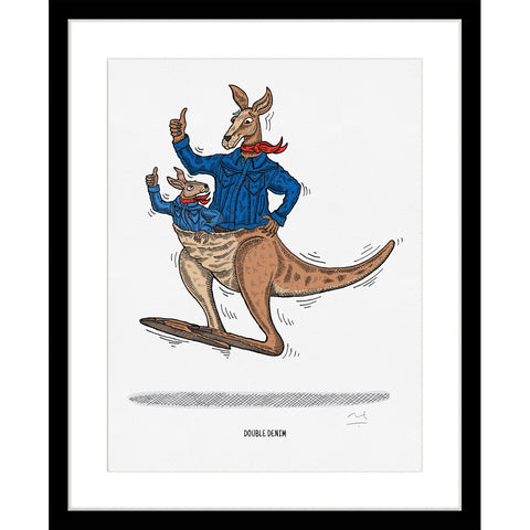 Limited Edition Art Print: Double Denim