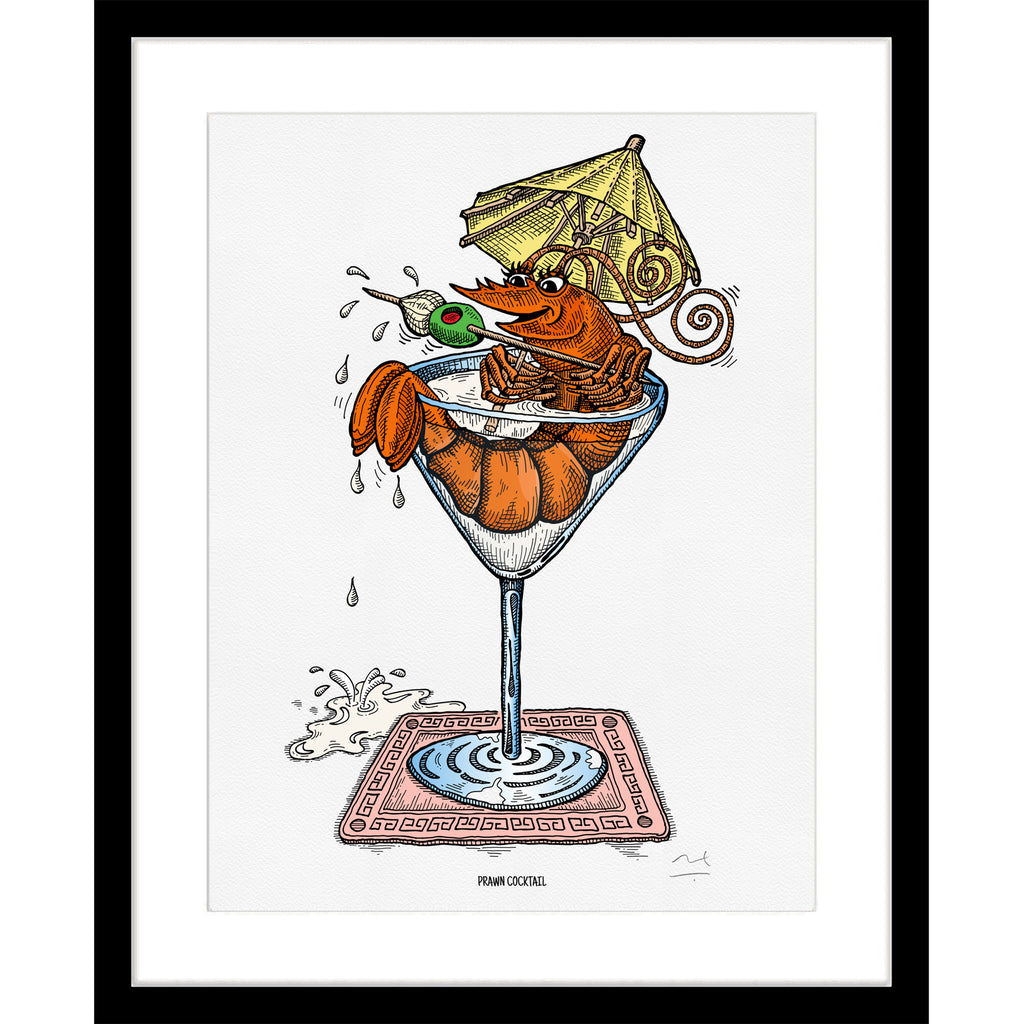 Limited Edition Art Print: Prawn Cocktail