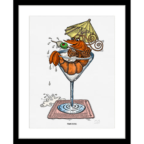 Limited Edition Art Print: Prawn Cocktail