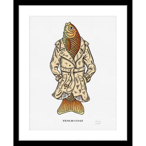 Limited Edition Art Print: Tench Coat